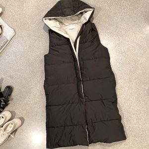 NWT Madison the Label long puffer vest XS